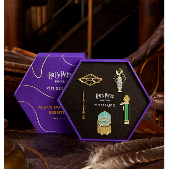 Harry Potter - Albus Dumbledore Essentials Enamel Pin Set on sale